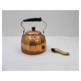 Vintage Copper Teapot and Lid (spout needs to be reattached)