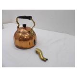 Vintage Copper Teapot and Lid (spout needs to be reattached)