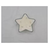 Star Shaped Glass Candle: Cypress and Bayberry