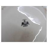 Antique/Vintage Ironstone Chamber Pot. Blue Floral Transferware Pattern.