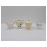 Imperial 22Kt Gold accented creamer, Vintage Helmet Hand-Painted Pitcher, Vintage Holland Tea Set Creamer, Pacific Sugar Canister