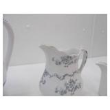 Antique/Vintage Ironstone, Porcelain Pitchers, Creamer, Teapot