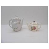 Woods & Sons England Ironstone Teapot, Harker Cooking Ware Teapot