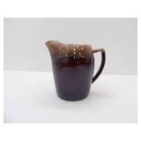 Kathy Kale USA Brown Drip Glaze Pitcher