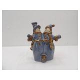 Ceramic Snowman Figurine