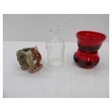 Vintage Ceramic Elephant Ashtray, 7" Pyrex Jug, Tealight Potpourri Melter