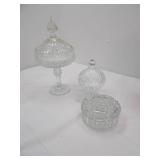 Vintage Anchor Hocking Dish, Cristal D