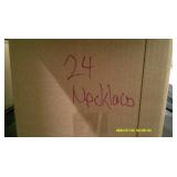 24 Necklaces New Fashion Jewelry Lot