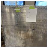 Sheet of metal apear to be Aluminum