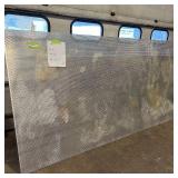 Sheet of metal apear to be Aluminum