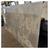 Sheet of metal apear to be Aluminum