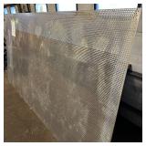 Sheet of metal apear to be Aluminum