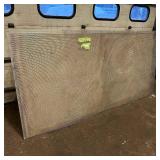 Sheet of metal apear to be Aluminum