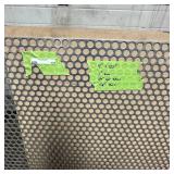 Sheet of metal apear to be Aluminum