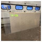 Sheet of metal apear to be Aluminum