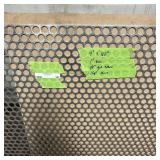 Sheet of metal apear to be Aluminum