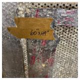 Sheets of metal apear to be Aluminum