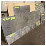 Sheets of metal apear to be Aluminum