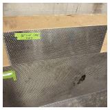 Sheets of metal apear to be Aluminum