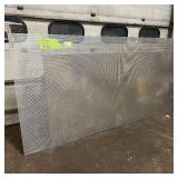 Sheet of metal apear to be Aluminum