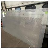 Sheet of metal apear to be Aluminum