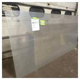 Sheet of metal apear to be Aluminum