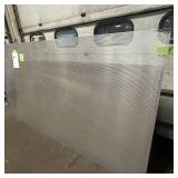 Sheet of metal apear to be Aluminum