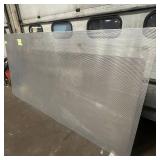 Sheet of metal apear to be Aluminum