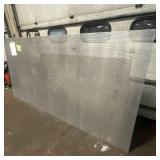 Sheet of metal apear to be Aluminum