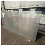 Sheet of metal apear to be Aluminum