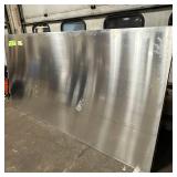 Sheet of metal apear to be Aluminum