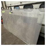 Sheet of metal apear to be Aluminum