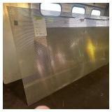 Sheet of metal apear to be Aluminum