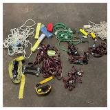 Assorted Straps and Ropes