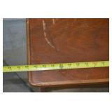 Antique Oak Hoosier Kitchen Cabinet with Original Interior Charts