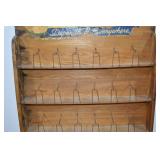 Antique Northrup King Seed Display Cabinet with Original Graphics