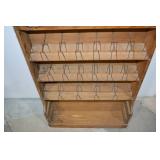 Antique Northrup King Seed Display Cabinet with Original Graphics