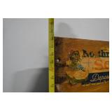 Antique Northrup King Seed Display Cabinet with Original Graphics