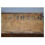 Antique Northrup King Seed Display Cabinet with Original Graphics