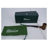 Peterson of Dublin Briar Tobacco Pipe with Box and Pouch