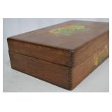 1900 D.M. Ferry & Co. Flower Seeds Wooden Display Box