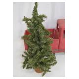 Red Truck Holiday Decor with Faux Christmas Tree