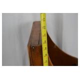 Vintage Santa Advertising Wooden Bin, 1920s-30s