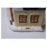 Christmas Decor Lot: Snowman Figurines, Santa Doll, Holiday Houses