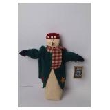 Christmas Decor Lot: Snowman Figurines, Santa Doll, Holiday Houses