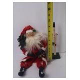 Christmas Decor Lot: Snowman Figurines, Santa Doll, Holiday Houses