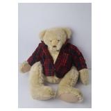 Eddie Bauer Limited Edition Teddy Bear with Plaid Jacket