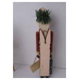 Assorted Christmas Folk Art Decor Figurines & Ornaments Lot