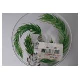 Set of 8 Ambiance Collections Pinecone Wine Glasses 8.5 in Handpainted