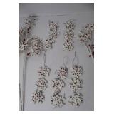 Christmas Decor Lot: Tree Topper, Ornaments, Vintage Santa Art & Snowflake Accents